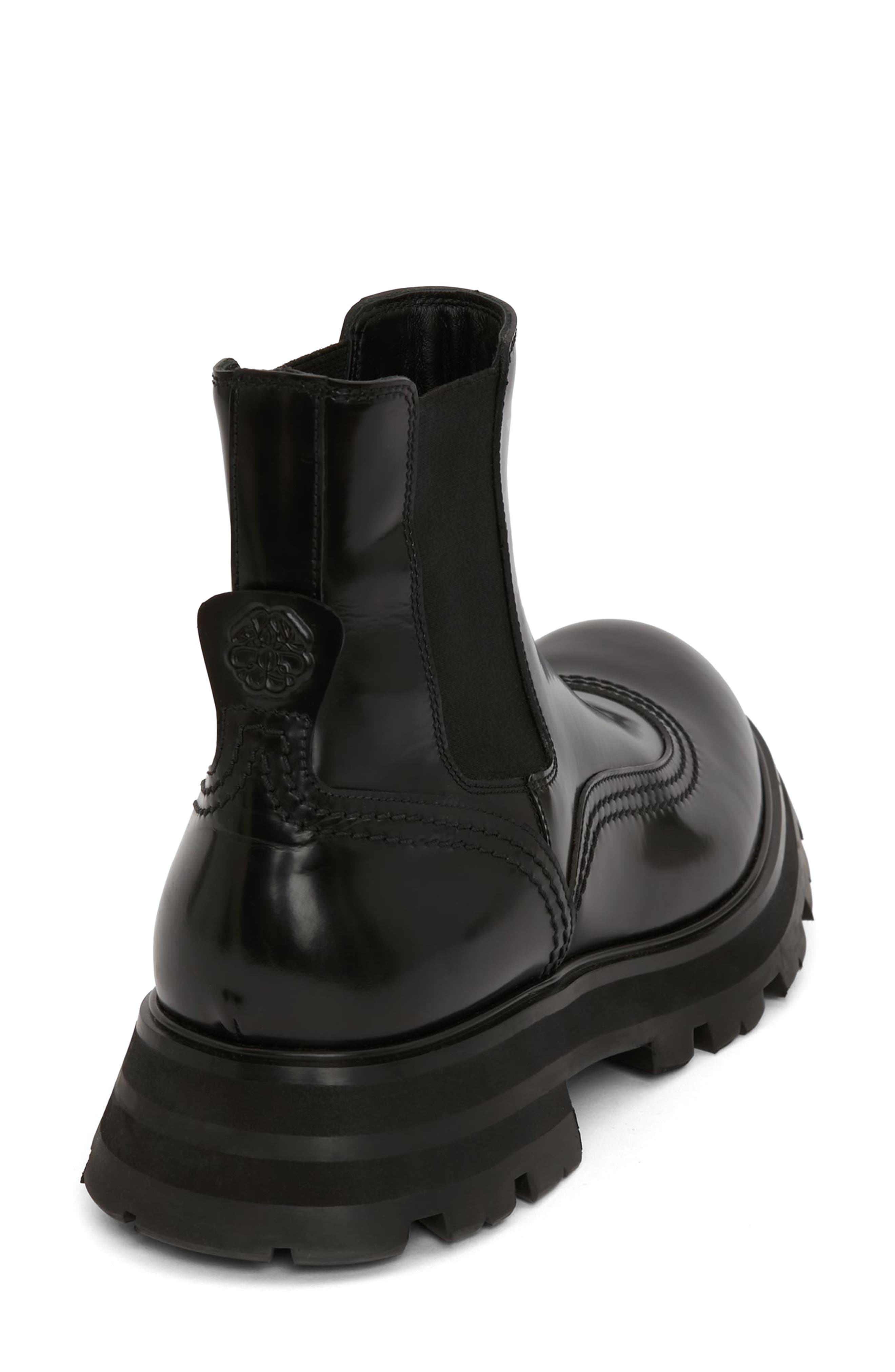 McQueen Alexander McQueen Lug Chelsea Boot, Alternate, color, 