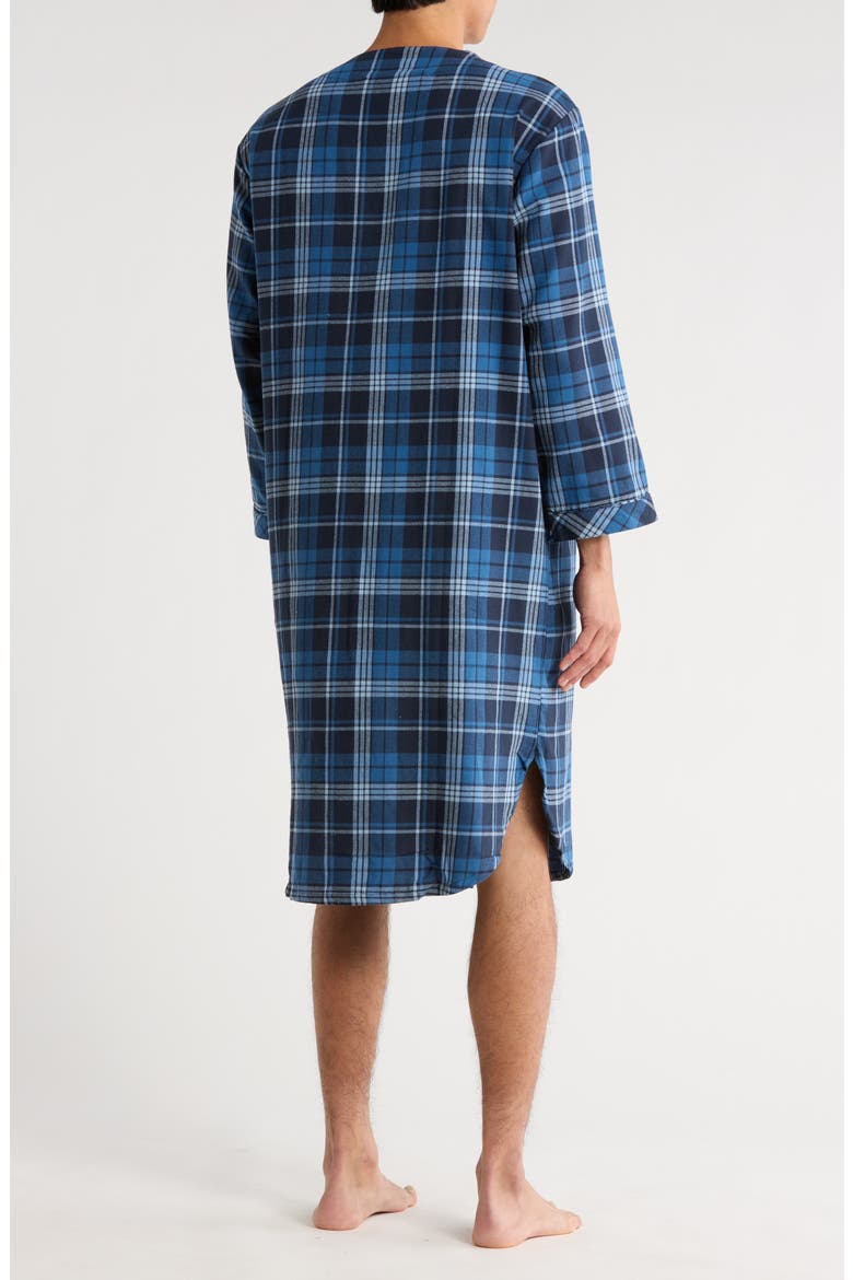 Country Flannel Nightshirt, Alternate, color, BLUE PLAID