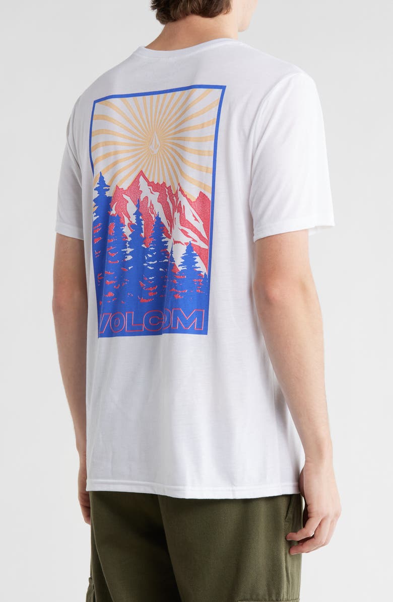 Volcom Get Out Tech Graphic T-Shirt, Alternate, color, White