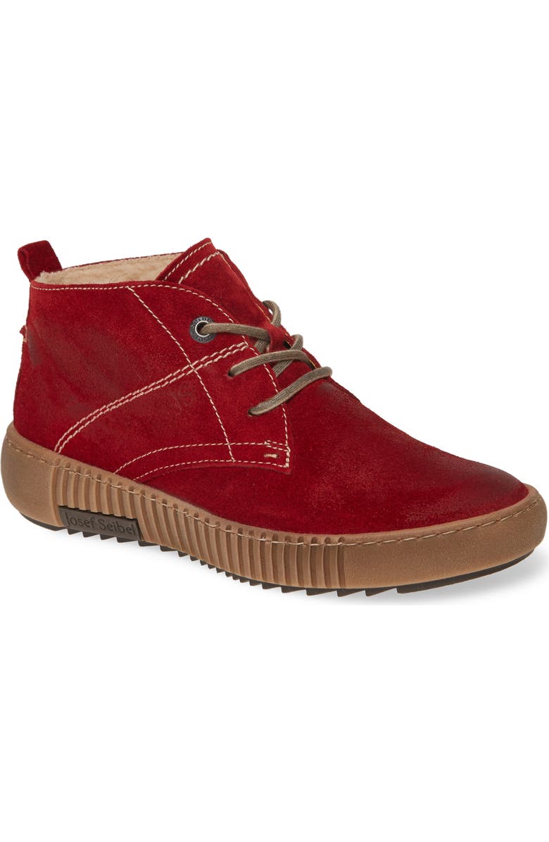 Josef Seibel Maren 02 Sneaker, Main, color, Red Suede