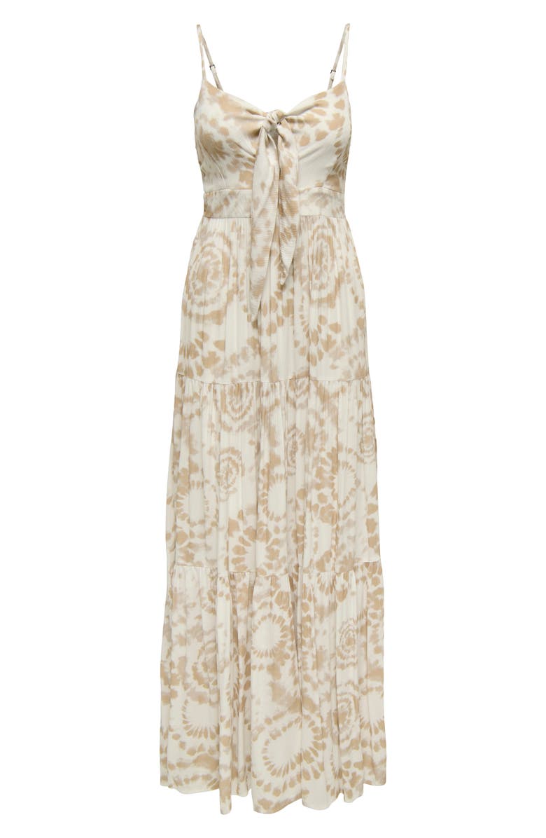 Only Onlchiara Sleeveless Maxi Dress, Main, color, Ginger Root Aopsoft