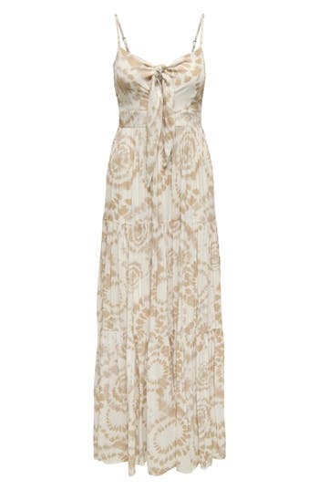 Only Onlchiara Sleeveless Maxi Dress In Neutral