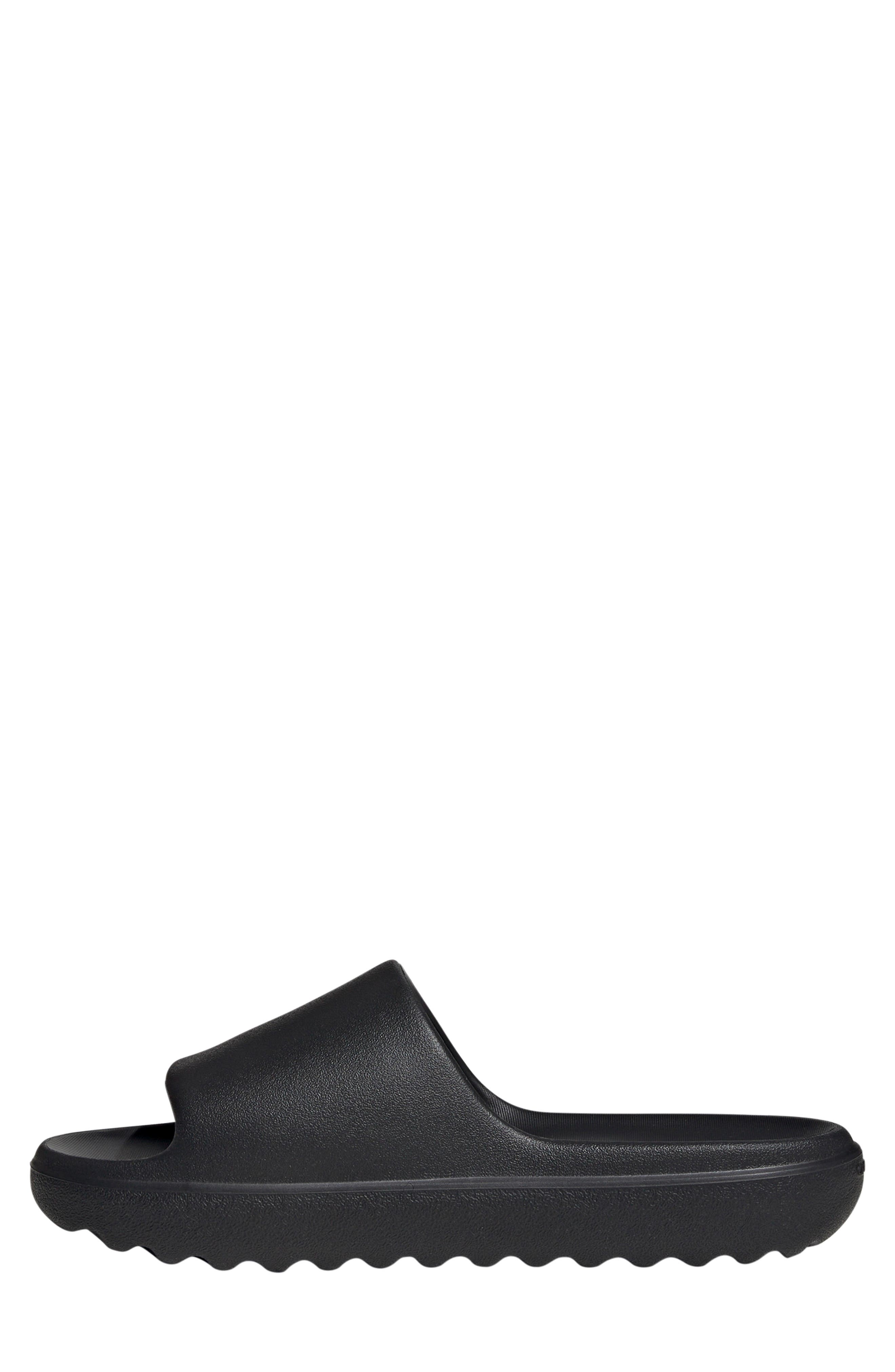 adidas Adilette Lumia Slide Sandal, Alternate, color, Black/Black/Black