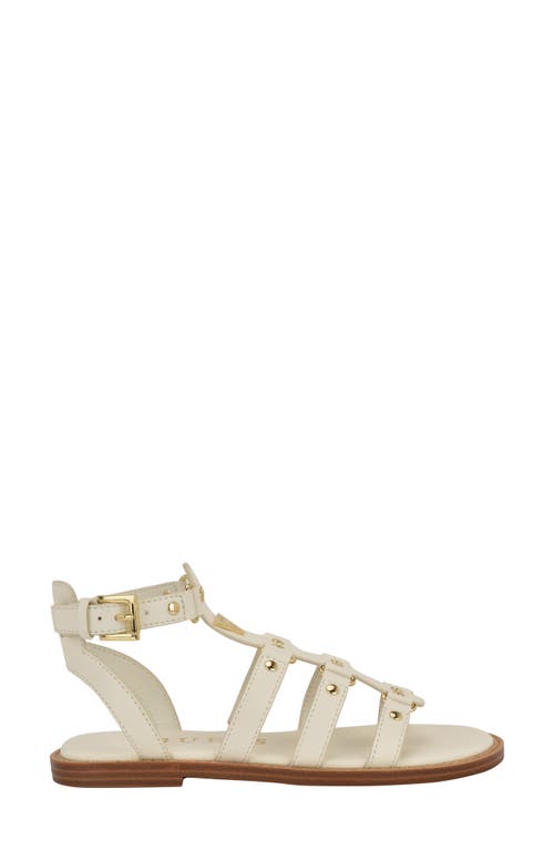 Guess Graydee Studded Gladiator Sandal In White