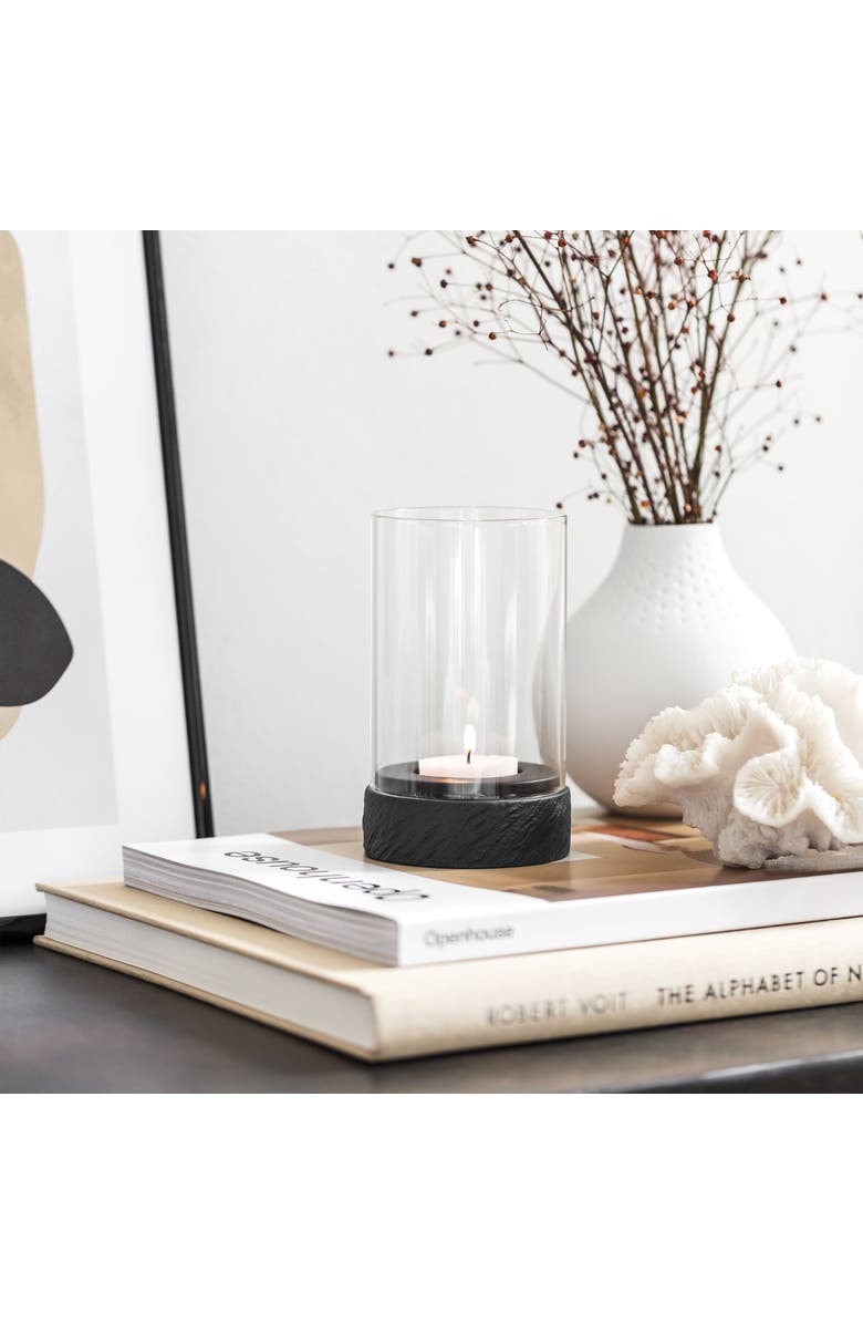 Villeroy & Boch Manufacture Rock Home Hurricane Lamp Small, Alternate, color, Clear