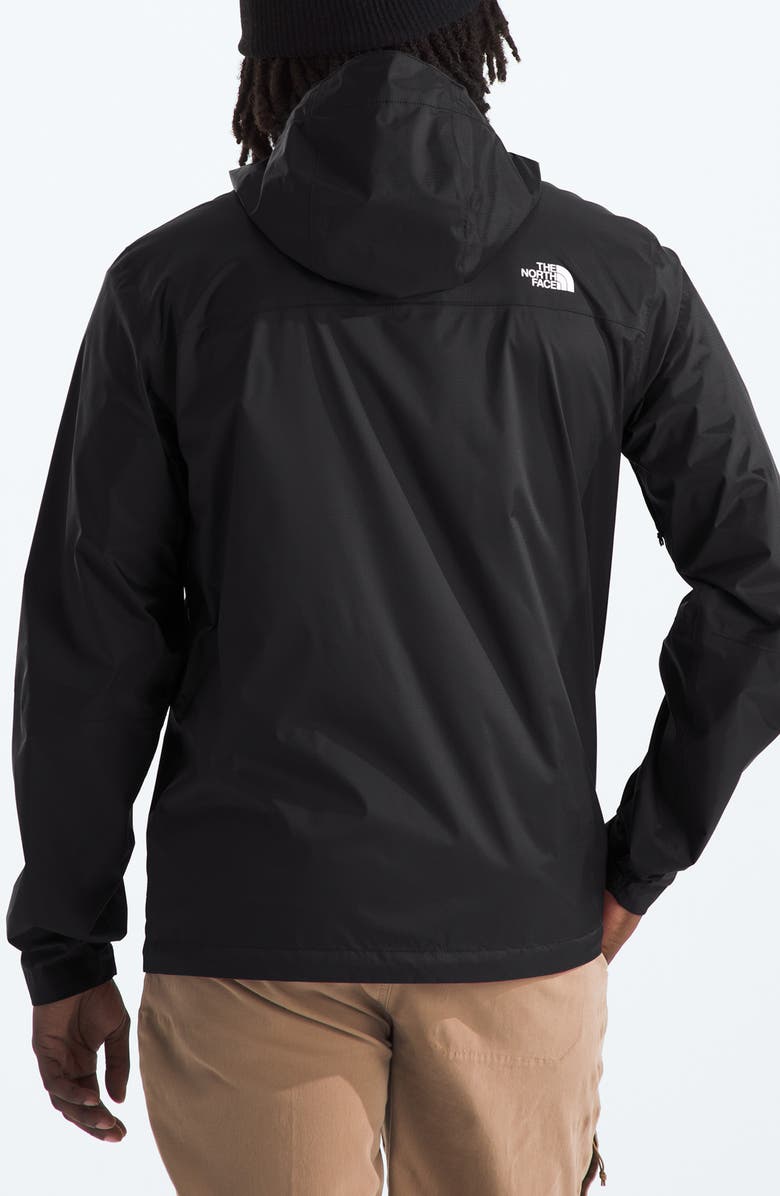 The North Face Alta Vista Water Repellent Packable Hooded Jacket, Alternate, color, Tnf Black