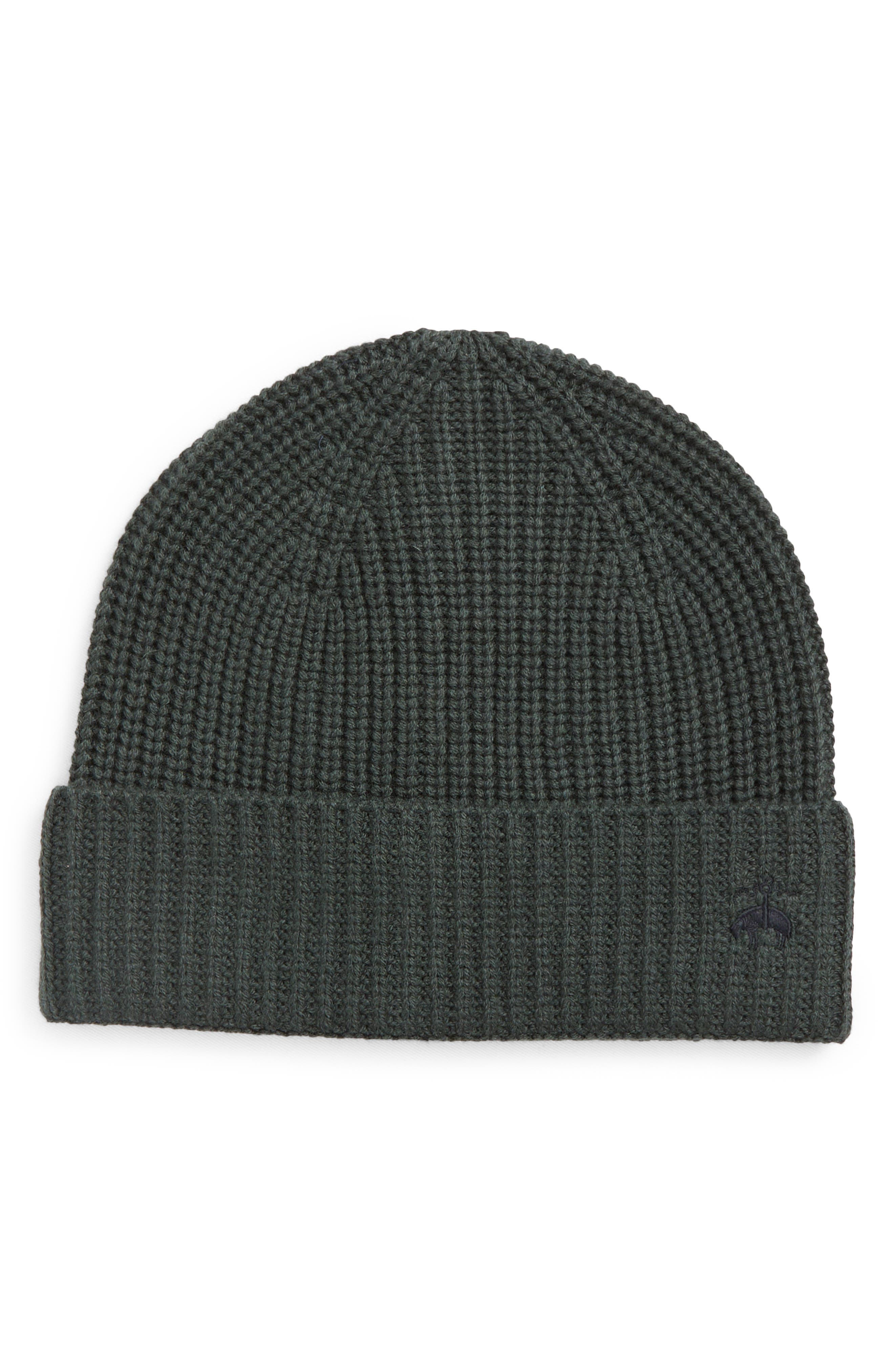 Wool & Cashmere Blend Knit Beanie
