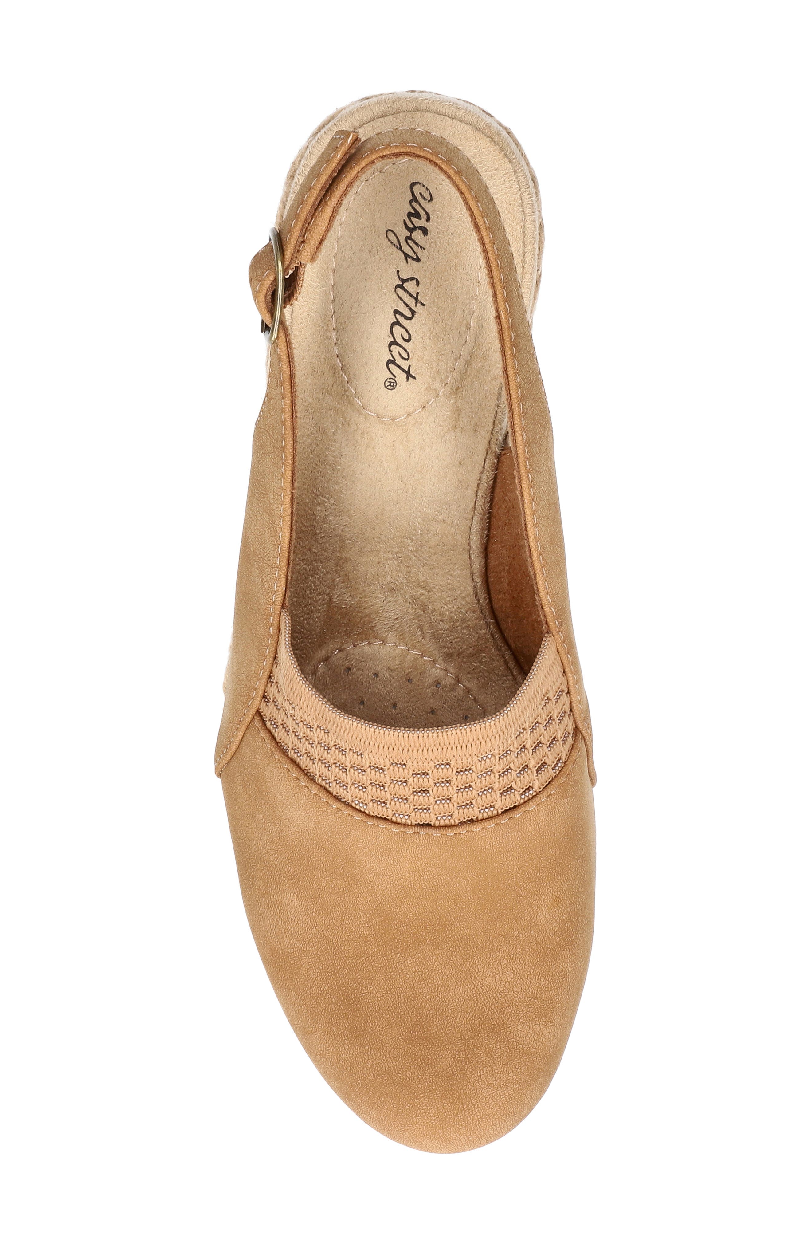 Aloha Slingback Espadrille Wedge Pump, Alternate, color, TAN