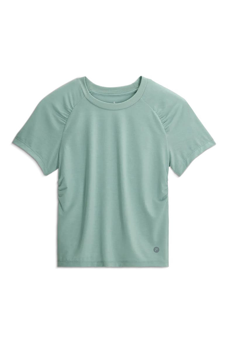 Elevate Lightweight Crop T-Shirt, Alternate, color, OCEAN MIST