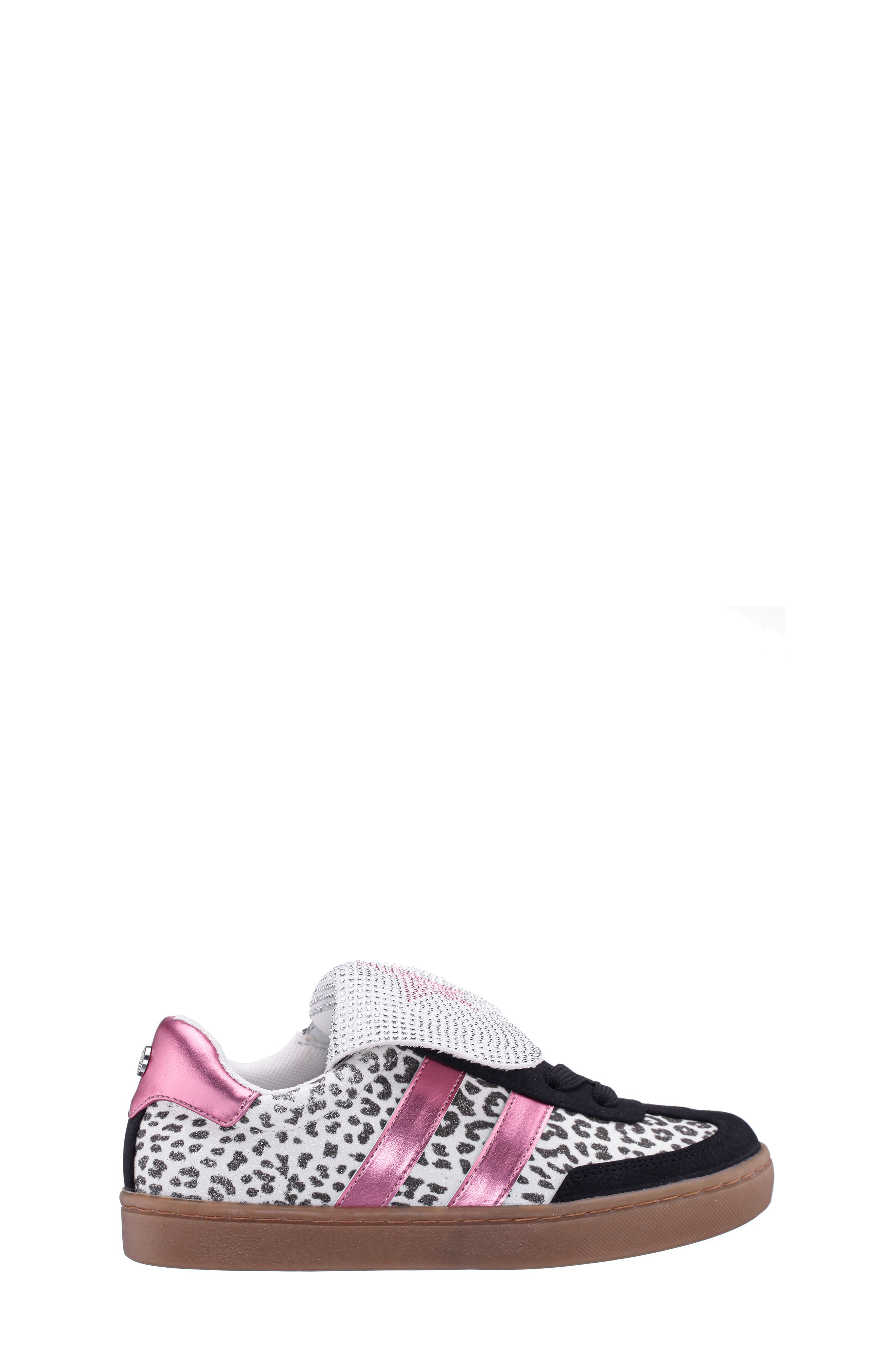 Kids' Cruise Sneaker, Alternate, color, LEOPARD GLITTERSTONES