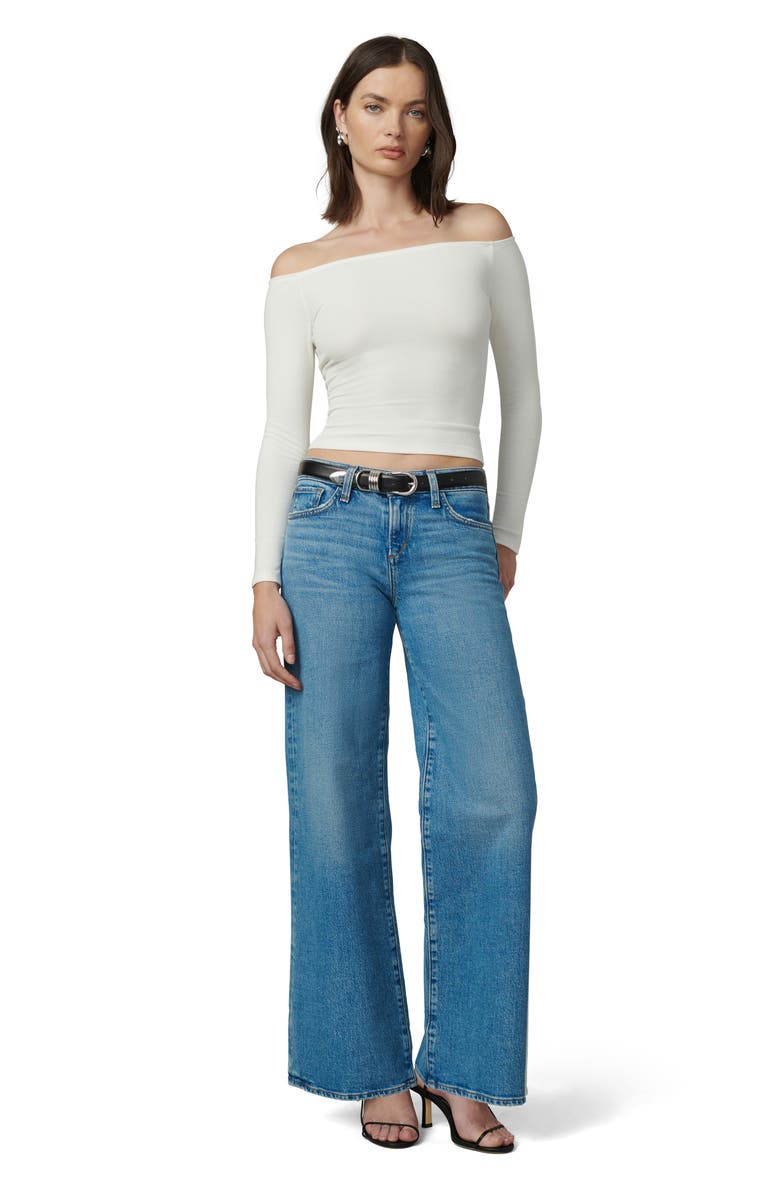 Joe's The Lou Lou Low Rise Wide Leg Jeans, Alternate, color, Stand By