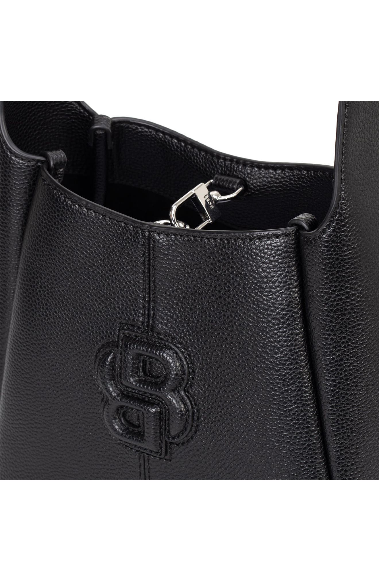 HUGO Anett Faux Leather Hobo Bag, Alternate, color, 