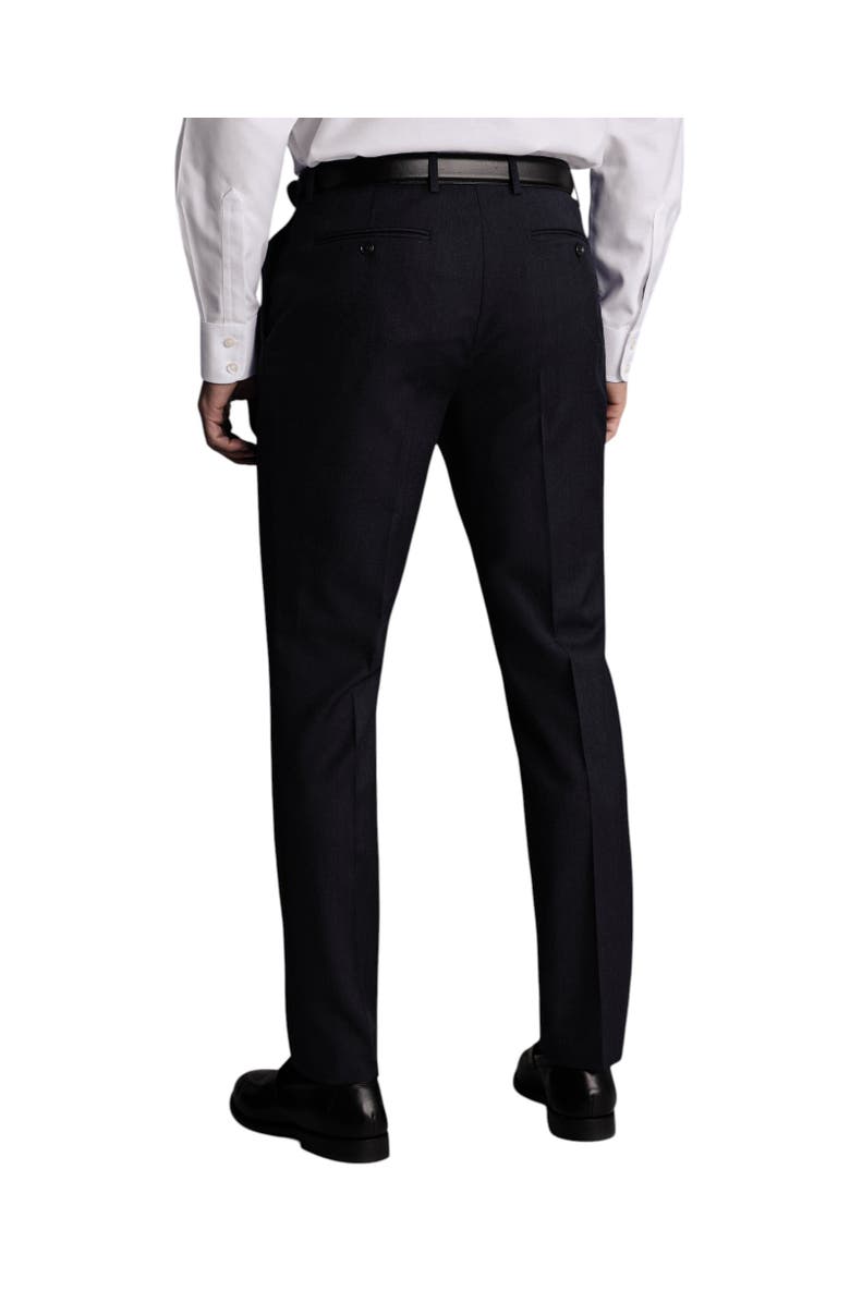 Charles Tyrwhitt Slim Fit Italian Flannel Suit Pants, Alternate, color, Navy