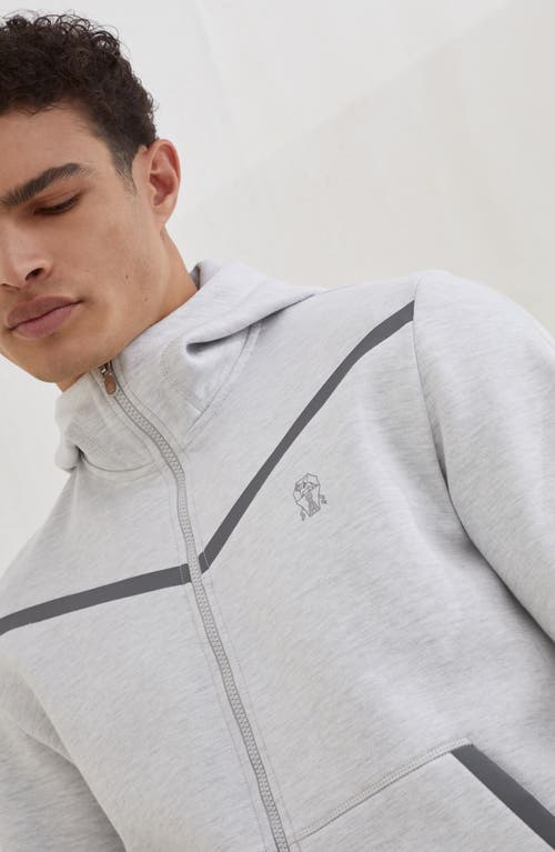 Brunello Cucinelli Double Cloth Sweatshirt In White
