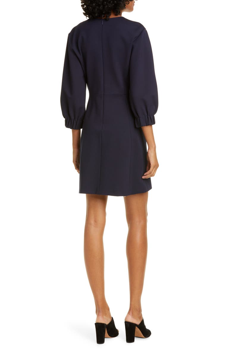 Wrap Front Minidress, Alternate, color, NAVY