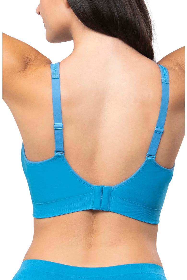 The Comfort Shaping Bra with Adjustable Straps, Alternate, color, Wave Ride