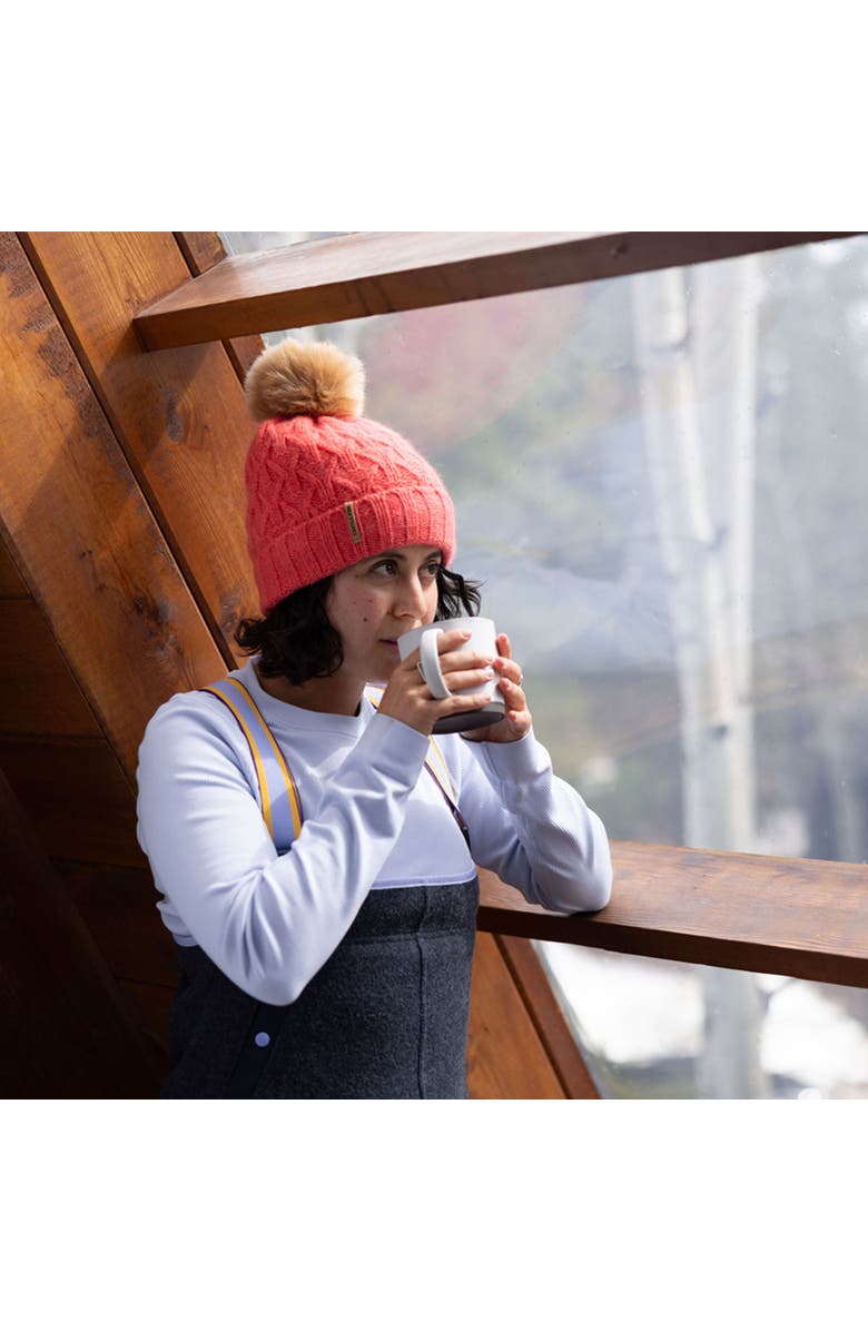 Turtle Fur Yak Wool Mara Pom Beanie, Alternate, color, Mint