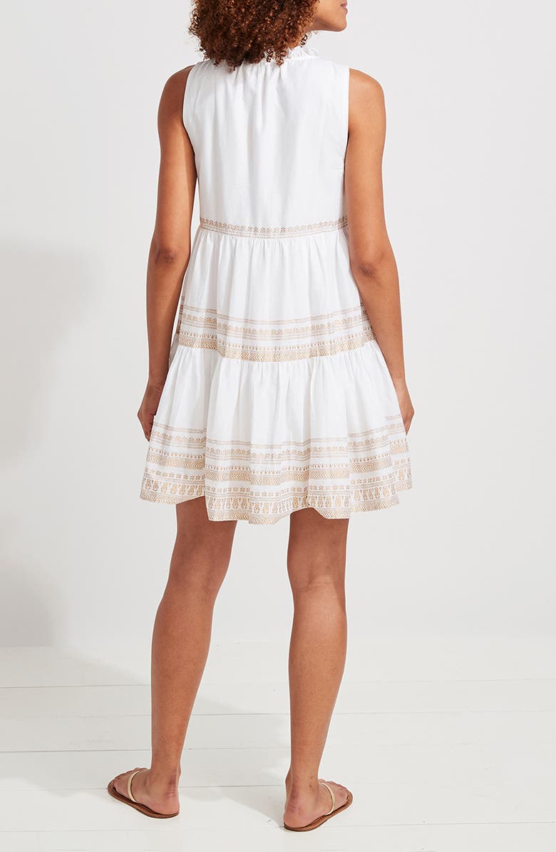 vineyard vines Sleeveless Tiered Minidress, Alternate, color,