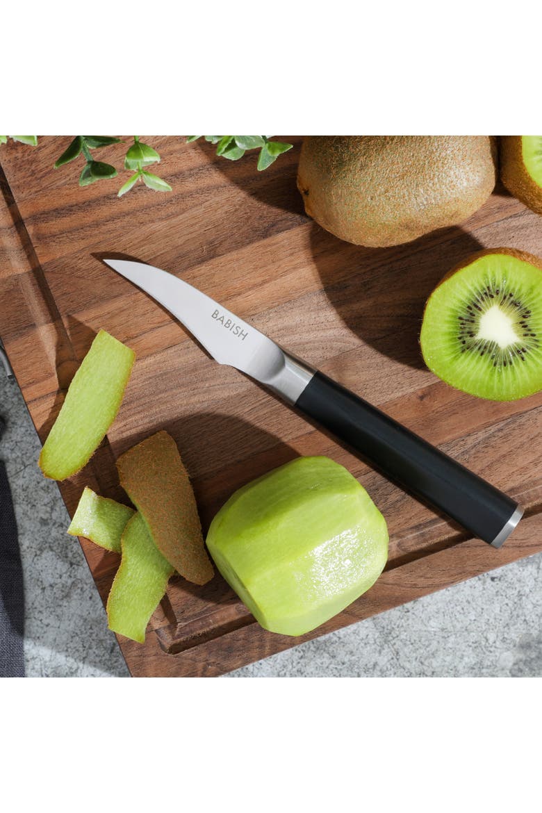 High Carbon German Steel Bird's Beak Paring Knife, Alternate, color, Stainless Steel