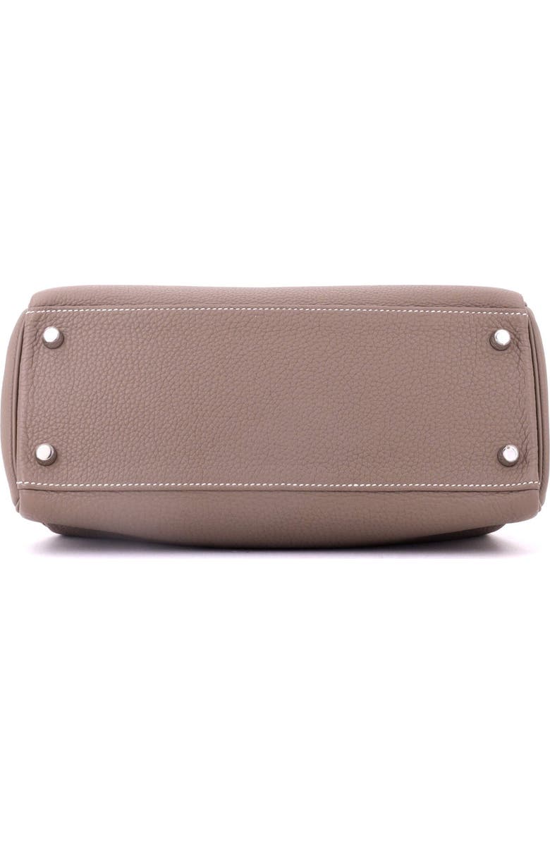 Pre-Owned Hermes Kelly Handbag Grey Togo with Palladium Hardware 28, Alternate, color, Etoupe