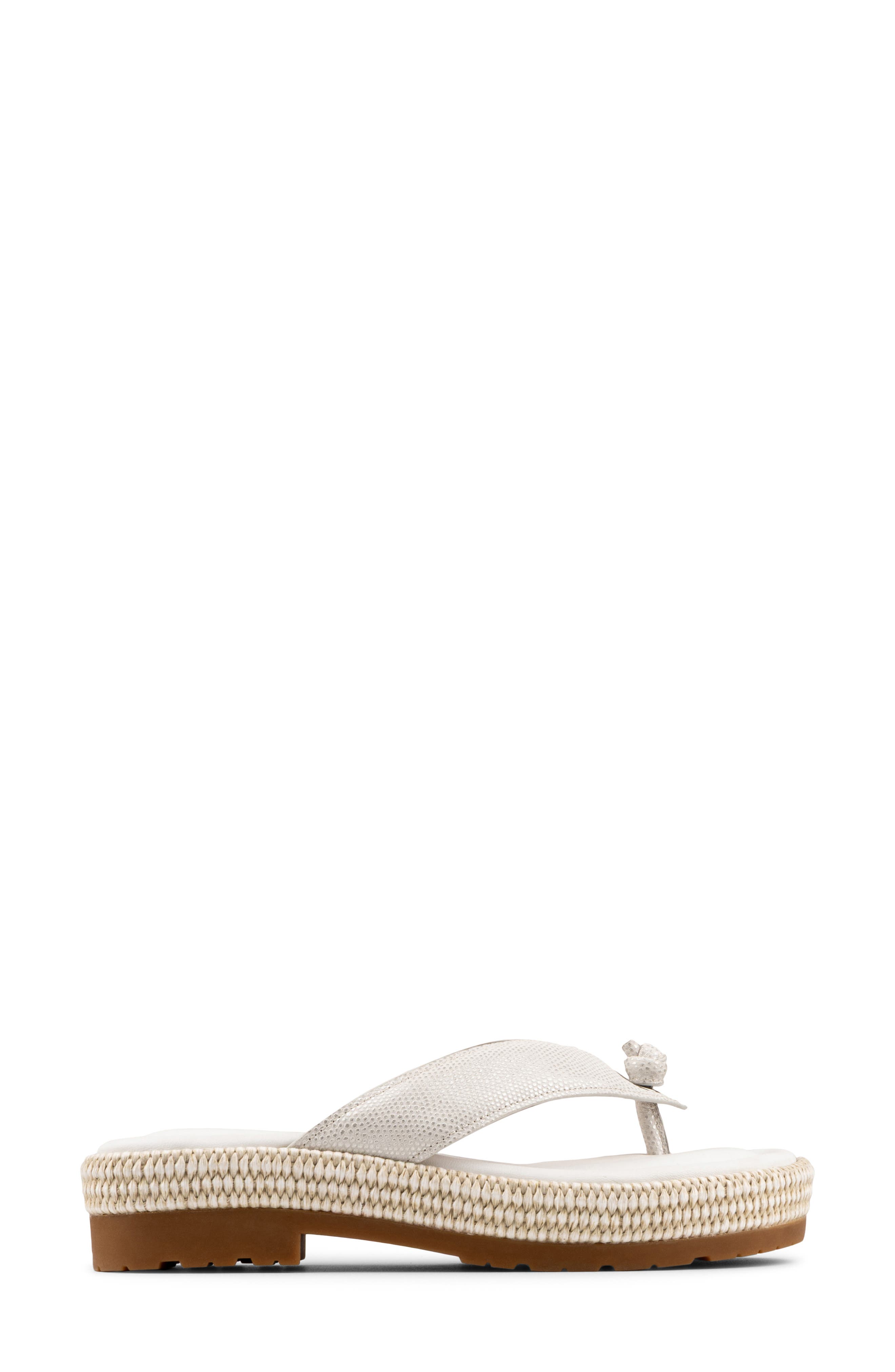 Samiya Platform Flip Flop, Alternate, color, PORCELAIN