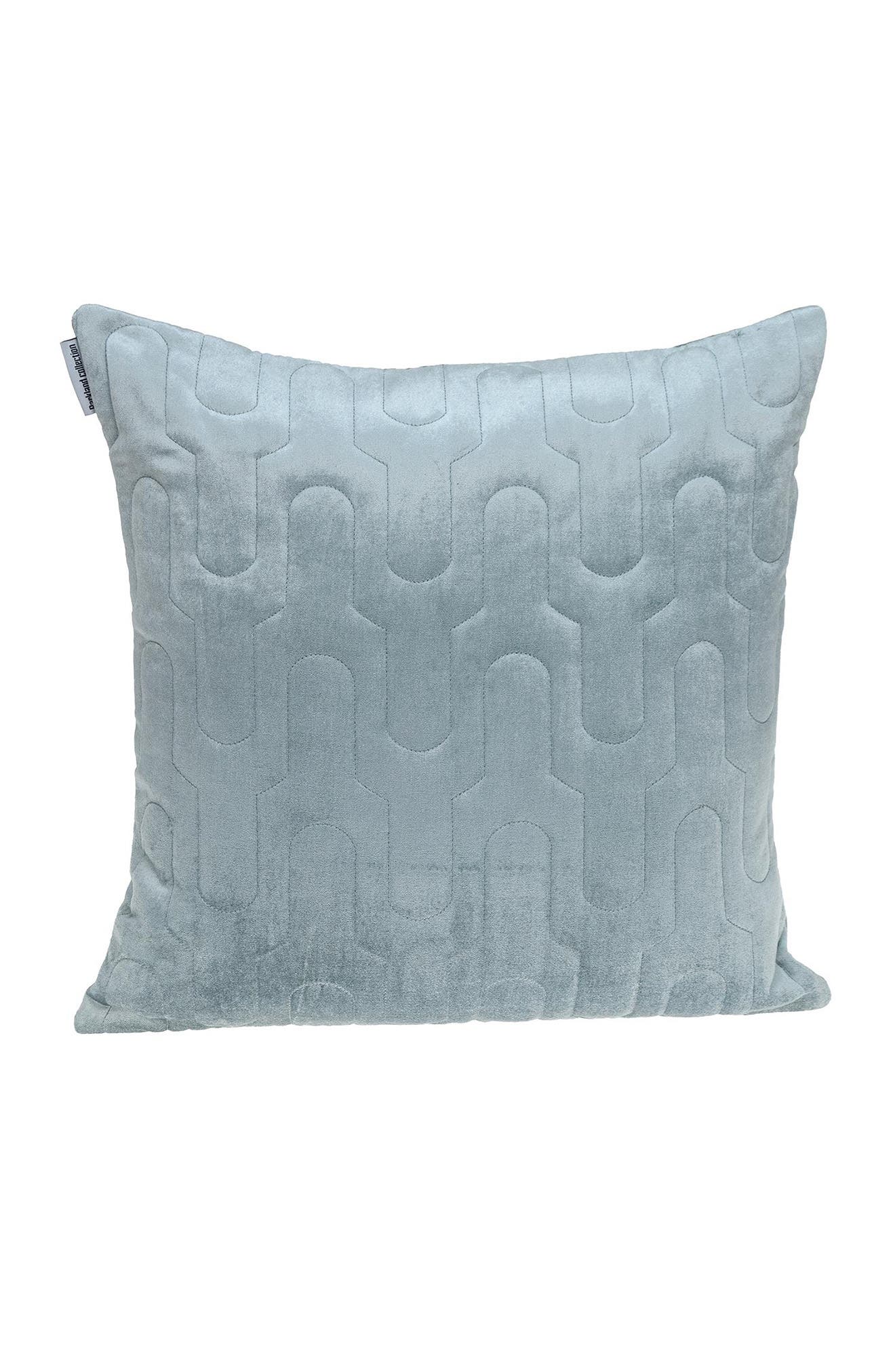 PARKLAND COLLECTION Basil Quilted Velvet Throw Pillow