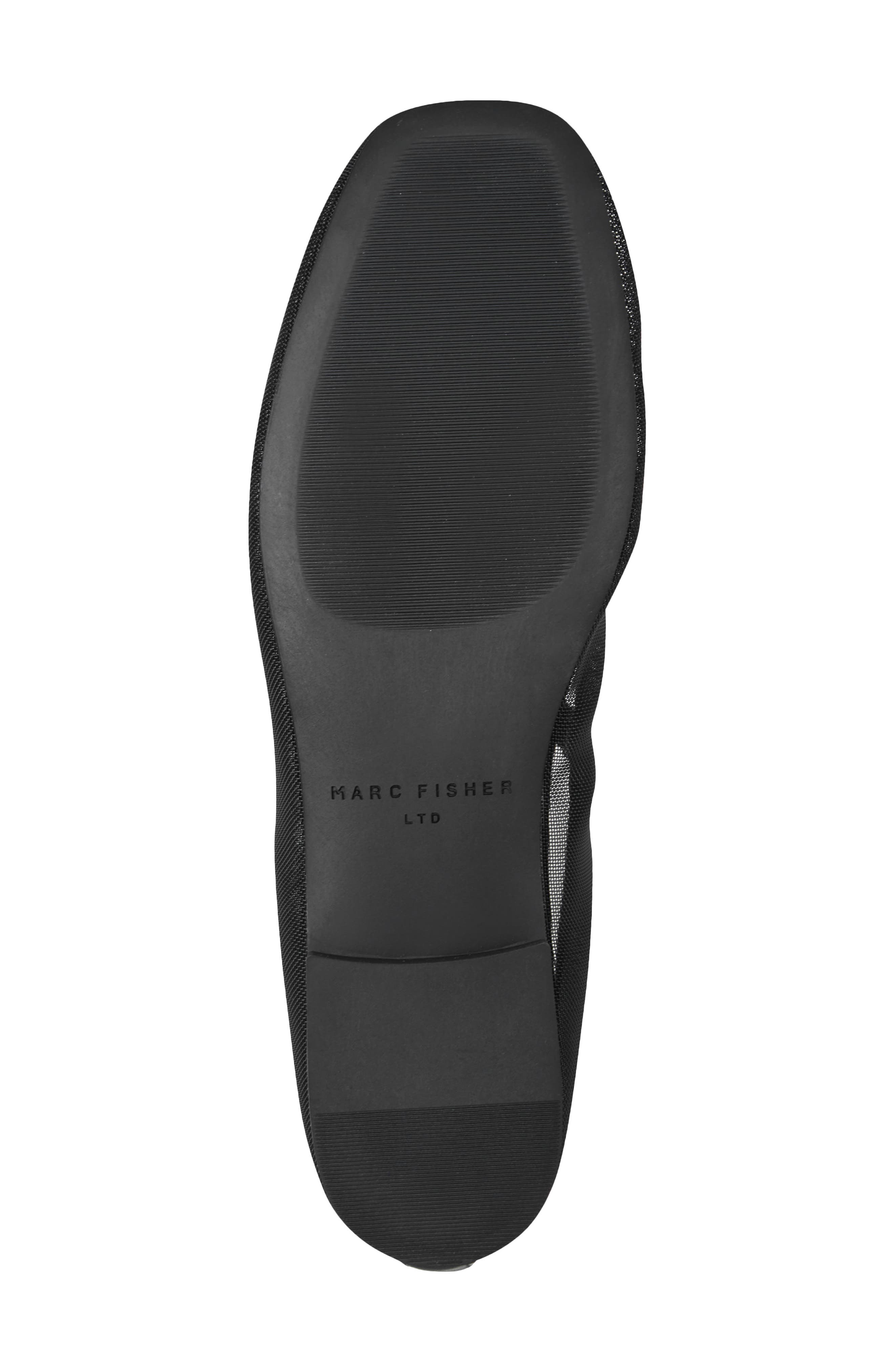 Marc Fisher LTD Ureka Mesh Ballet Flat, Alternate, color, Black