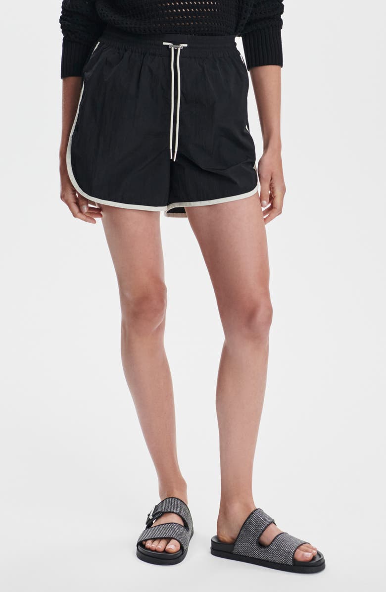 Varley Harmon High Waist Shorts, Main, color, Black