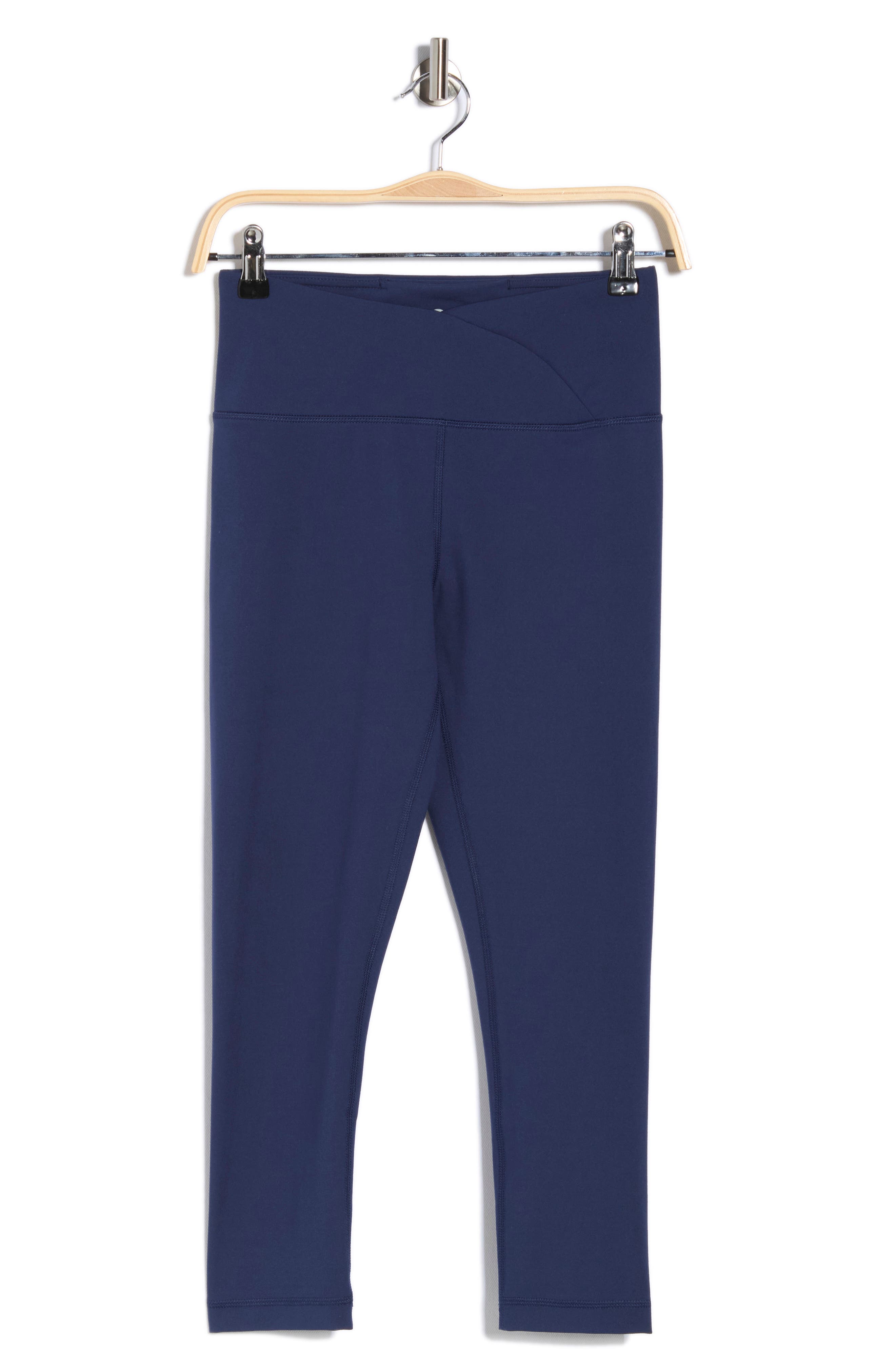 90 DEGREE BY REFLEX Lana Interlock Crossover High Rise Leggings