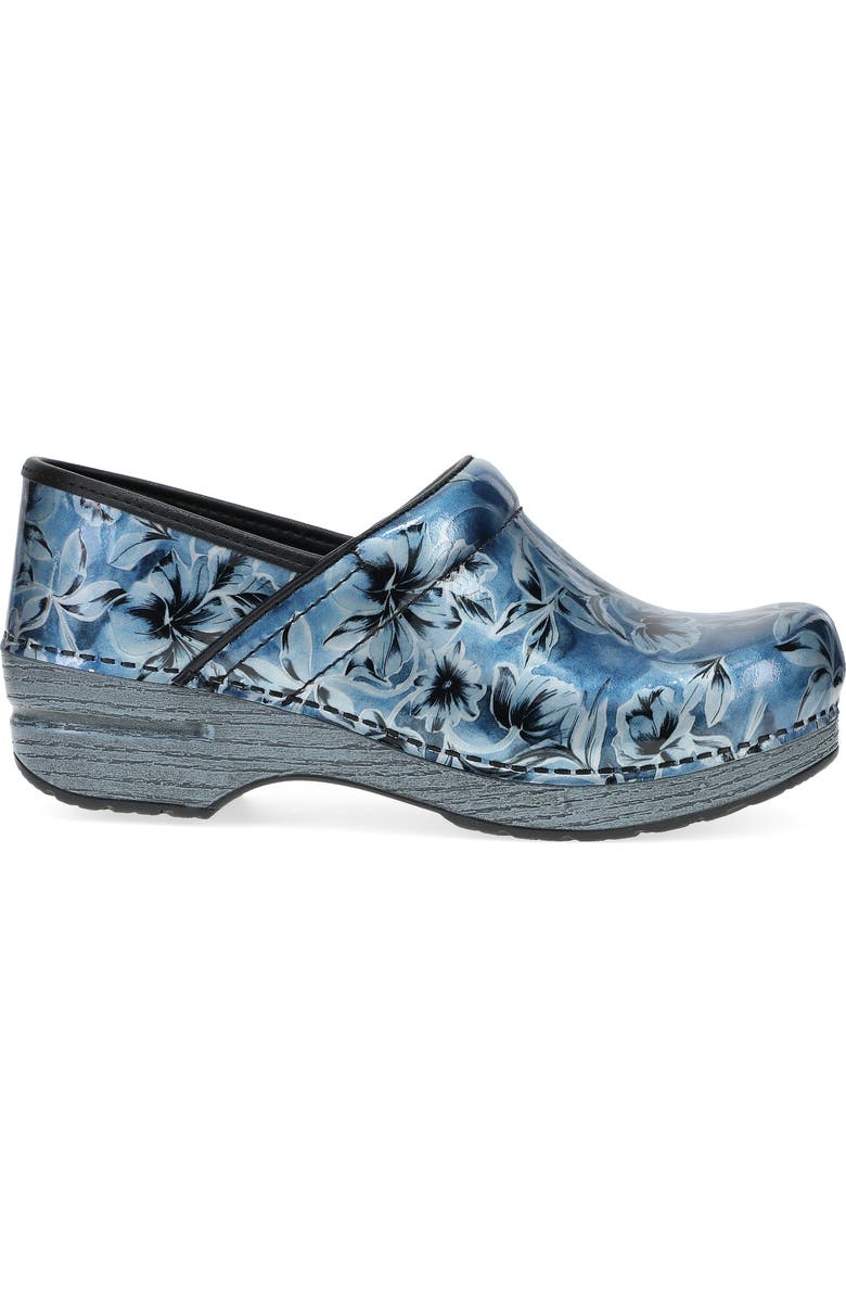 Dansko Professional Clog, Alternate, color, Blue Vine Patent