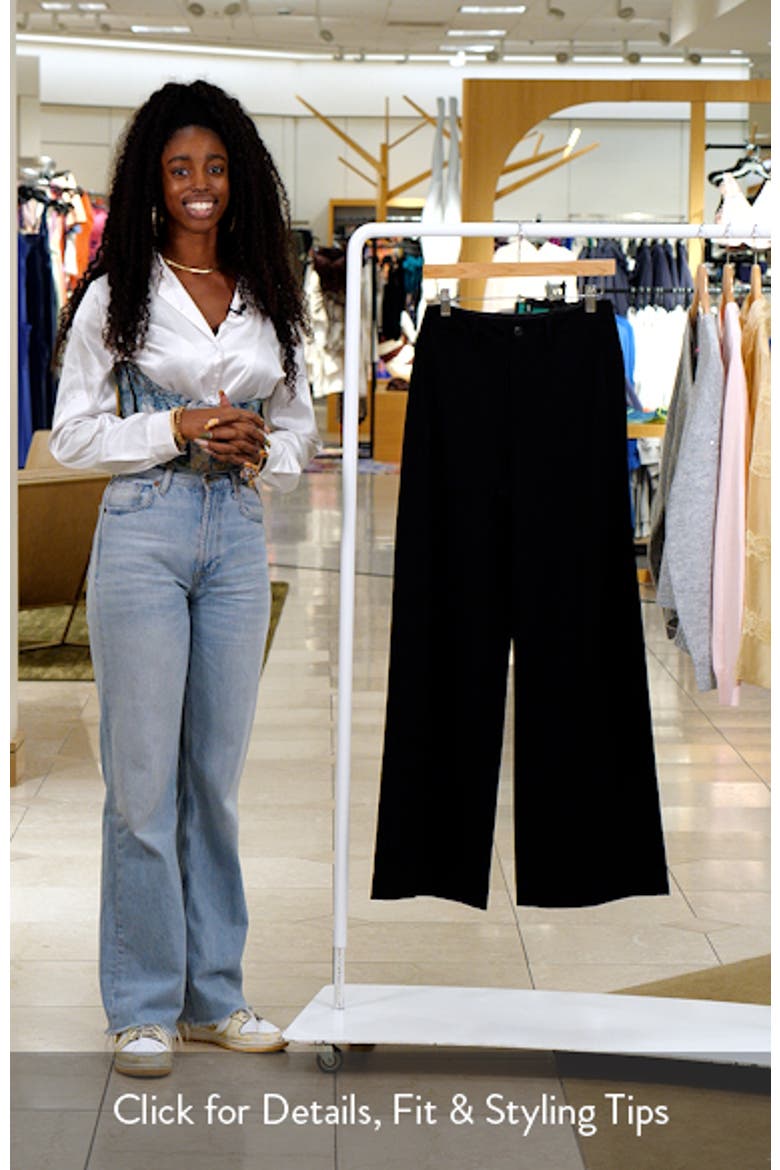Sofie High Waist Wide Leg Ponte Pants video