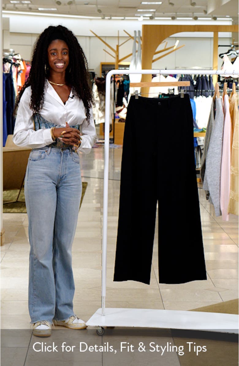 Sofie High Waist Wide Leg Ponte Pants, sales video thumbnail