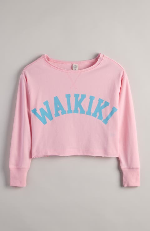 Kids' Crop Sweatshirt (Big Kid)