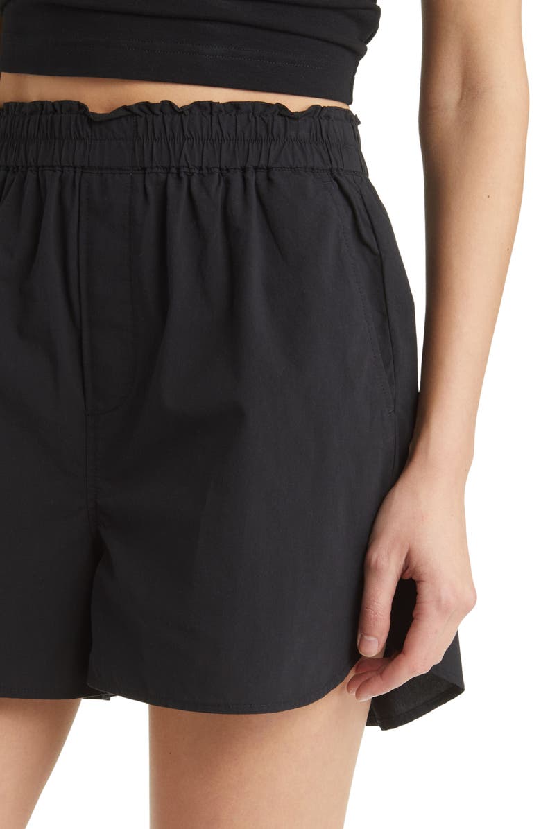 Madewell Signature Cotton Poplin Shorts, Alternate, color,