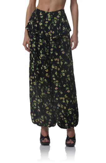 Graciela Floral Ankle Wide Leg Pants