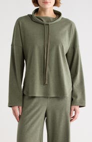 MAX STUDIO Funnel Neck Pullover