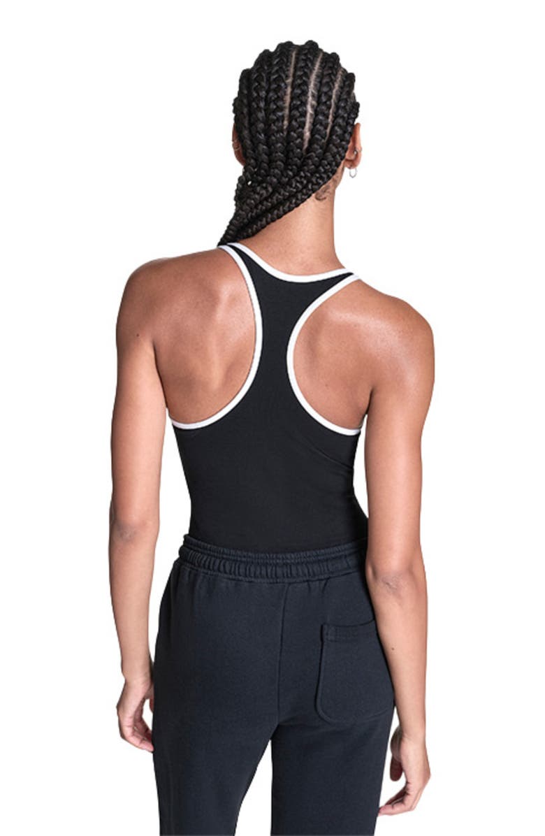 Converse Jersey Bodysuit, Alternate, color, Converse Black