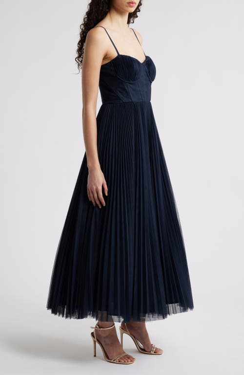 HUTCH HUTCH PLEATED COCKTAIL DRESS