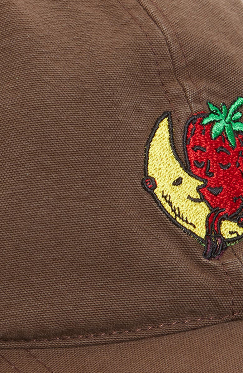 Sky High Farm Workwear Gender Inclusive Logo Embroidered Trapper Cap, Alternate, color, Brown