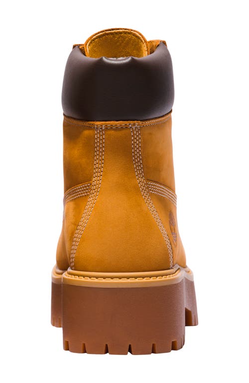 Shop Timberland Stone Street 6-inch Waterproof Lace-up Leather Boot In Wheat