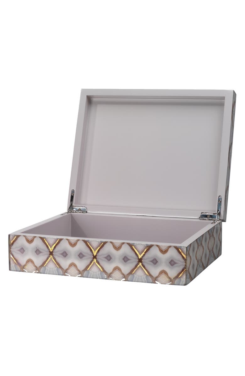 JAMIE YOUNG Kaleidoscope Decorative Box, Alternate, color, Blue