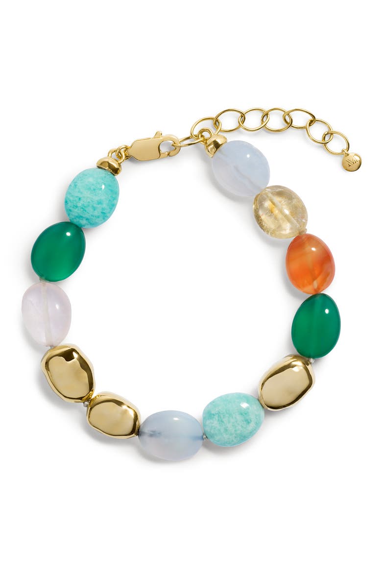 Rio Multistone Bracelet, Main, color, 18K GOLD VERMEIL