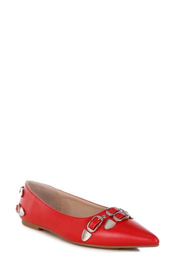 LONDON RAG LONDON RAG GOLINI BUCKLE BALLET FLAT 