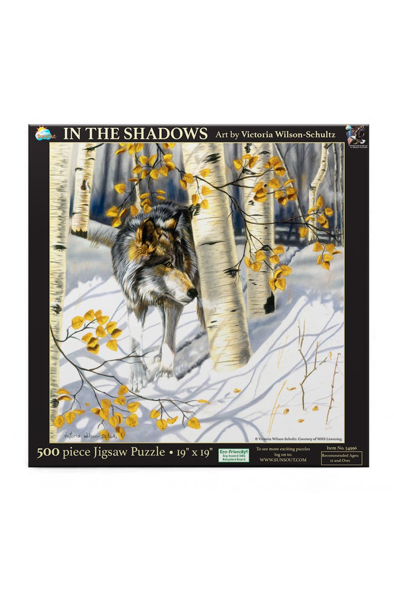 In the Shadows 500 piece Jigsaw Puzzle for Adults, Alternate, color, Multicolor