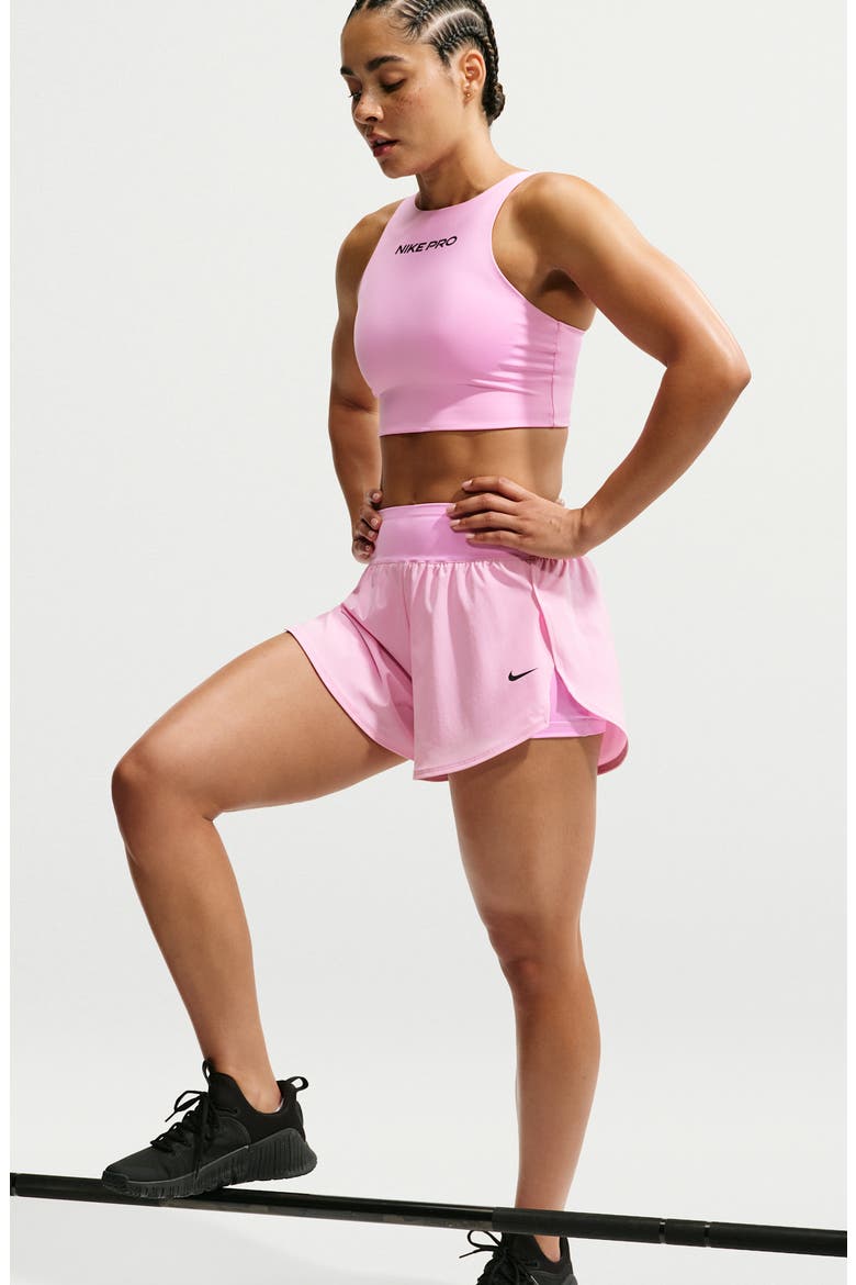Dri-FIT Performance Shorts, Alternate, color, PINK RISE/ BLACK