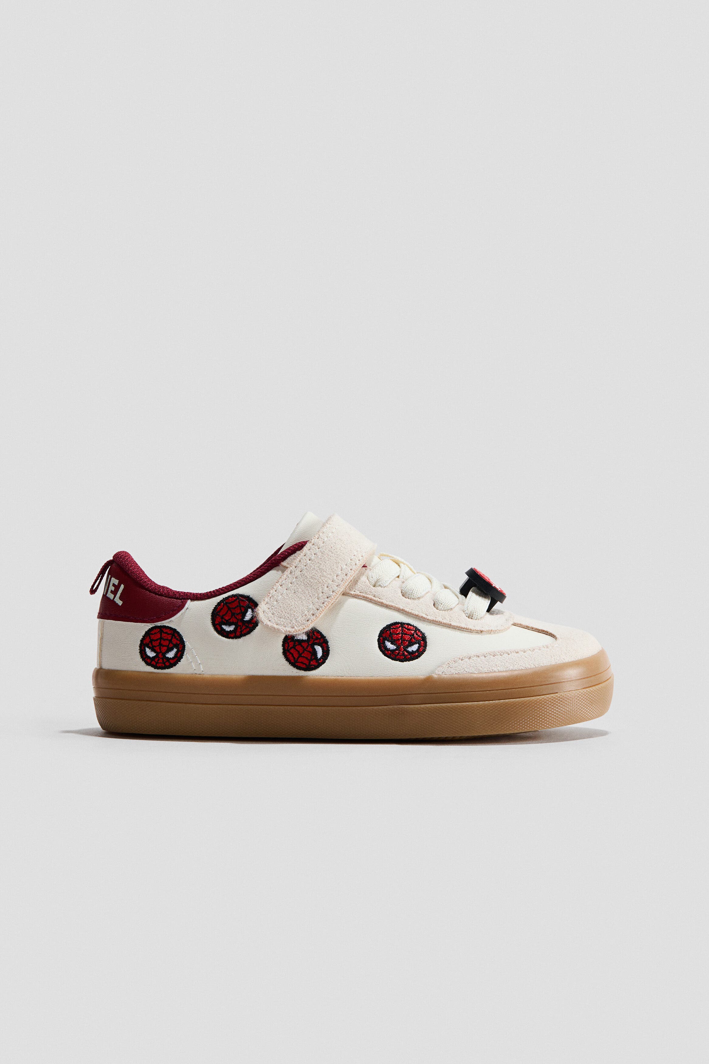 H&M Motif-detail Barefoot Trainers, Alternate, color, White/Spider-Man