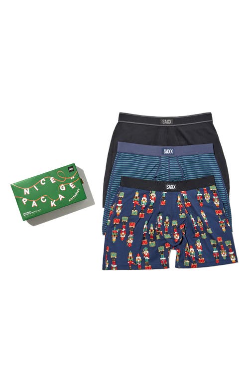 Saxx Assorted 3-pack Daytripper Comfort Stretch Boxer Briefs In Multi