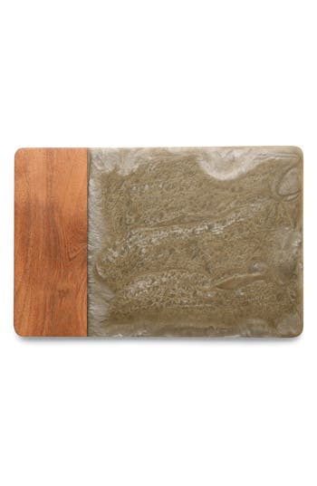 Tiramisu Wood & Resin Cheese Board In Brown