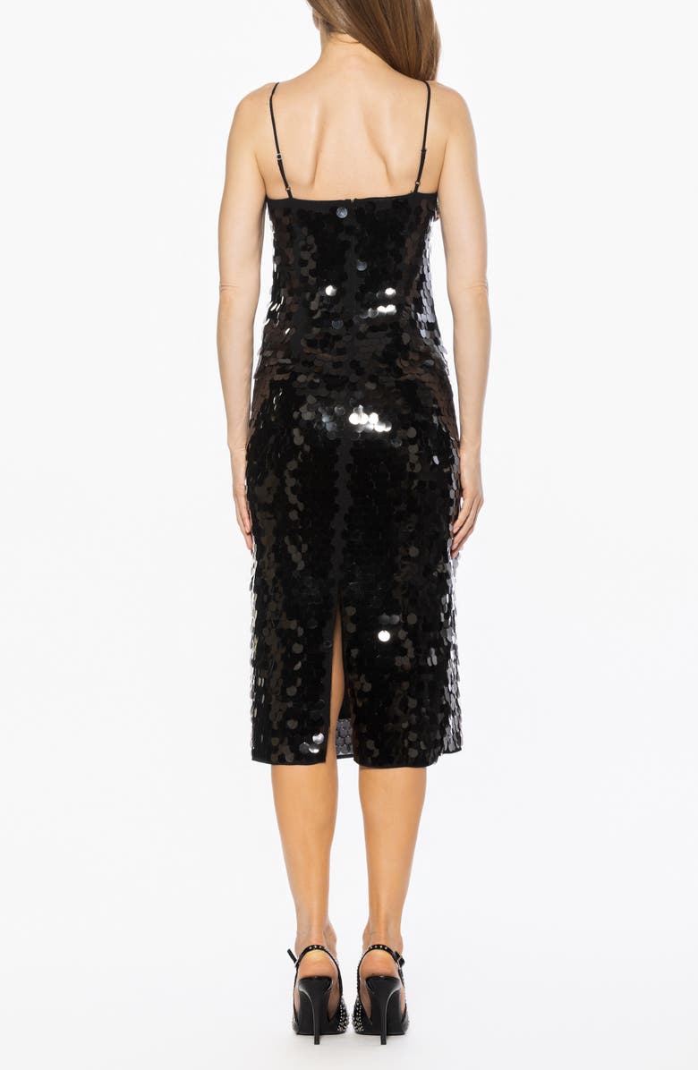 Alexia Admor Reese Sequin Sleeveless Dress, Alternate, color, Black