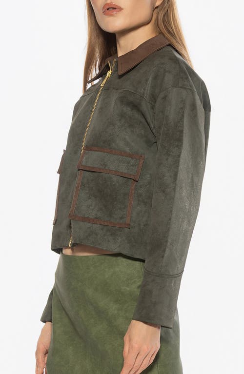 Alexia Admor Sorell Utility Jacket In Green